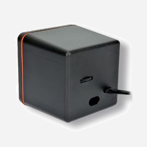 Haut-parleurs MCL HP-USB2/4 stéréo 1-voie 4W alimentés par USB avec câble pour ordinateur portable noir - Miniature 4