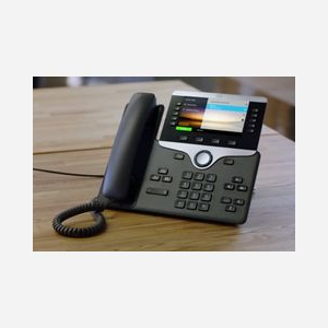 Téléphone IP Cisco 8811 écran LCD 800x480 pixels combiné filaire noir codecs G.711a G.722 G.729A SIP - Miniature 2