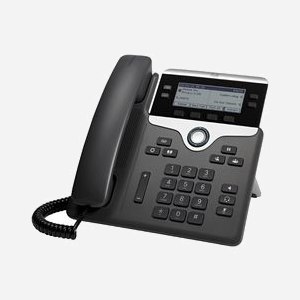 Téléphone IP Cisco 7841 4 lignes écran LCD 3.5" 396x162 pixels combiné filaire noir argent CP-7841-3PCC-K9=