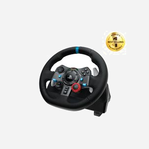 Volant Logitech G G29 Driving Force retour de force 900° USB avec pédalier 3 pédales pour PC PlayStation 3/4/5 - Miniature 3