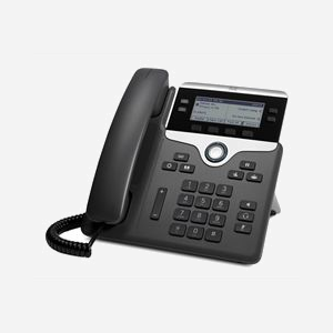 Téléphone IP Cisco 7841 4 lignes écran LCD 3.5" 396x162 pixels codecs G.711a G.722 G.729A iLBC noir argent