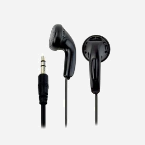 Écouteurs MCL CSQ-EC stéréo filaires intra-auriculaires jack 3.5mm pour smartphone tablette PC noir