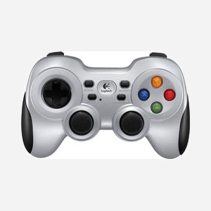 Manette de jeu Logitech G 940-000145 sans fil RF 2.4GHz analogique/numérique avec vibrations pour PC noir