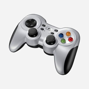 Manette de jeu Logitech G 940-000145 sans fil RF 2.4GHz analogique/numérique avec vibrations pour PC noir - Miniature 2