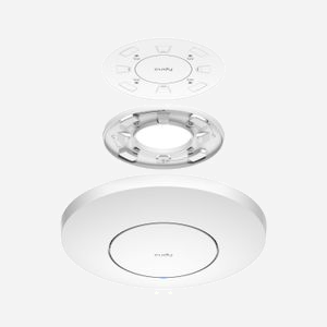 Point d'accès WiFi Cudy AP1300 AC1300 1167 Mbit/s double bande mural/plafond avec PoE Ethernet blanc - Miniature 4