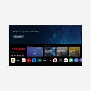 Téléviseur TORNADO 65US4301X 65" 165cm 4K Ultra HD 3840x2160 Smart TV DLED 250cd/m² WiFi Ethernet noir - Miniature 2
