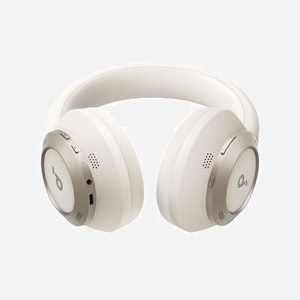 Casque Soundcore Space One Pro Bluetooth sans fil circum-auriculaire réduction de bruit active blanc 270g - Miniature 2