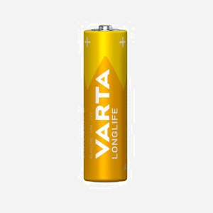 Pile Varta Longlife AA alcaline 1.5V usage unique 50.5mm hauteur 14.5mm diamètre 23.2g - Miniature 1