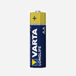 Piles Varta Longlife AA alcalines usage unique pack de 40 unités 1.5V format LR6 en blister - Miniature 1