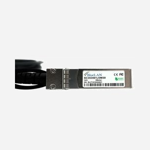 Câble réseau BlueOptics SFP-10G-C1M 10G SFP+ vers SFP+ 1 mètre Direct Attach Copper noir - Miniature 3