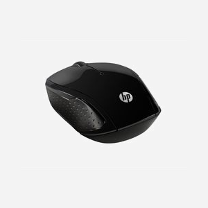 Souris sans fil HP 200 X6W31AA optique 1000 DPI connexion USB 2.4GHz ambidextre noire