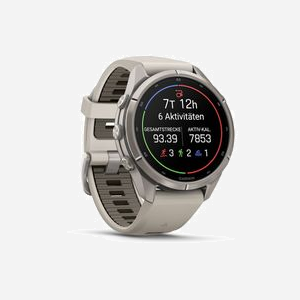 Montre GPS Garmin fēnix 9 Pro 1.3" AMOLED 416x416 pixels tactile 64GB WiFi satellite titane bracelet silicone - Miniature 3