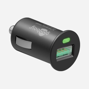 Chargeur voiture Goobay 45162 USB Quick Charge 3.0 18W 2.4A 12/24V allume-cigare pour smartphone et tablette noir - Miniature 2