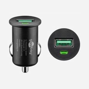 Chargeur voiture Goobay 45162 USB Quick Charge 3.0 18W 2.4A 12/24V allume-cigare pour smartphone et tablette noir - Miniature 4