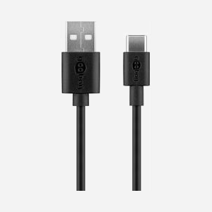 Chargeur secteur Goobay 45293 USB 2.0 universel 5V 100-240V avec câble 1m protection surchauffe noir - Miniature 4