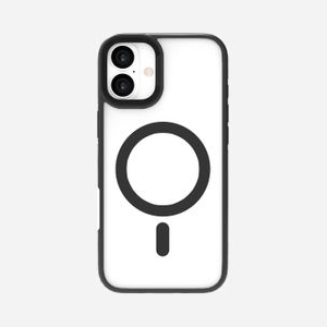 Coque eSTUFF ES67141101 INFINITE HELSINKI pour téléphone avec béquille caméra 86% plastique recyclé noir transparent
