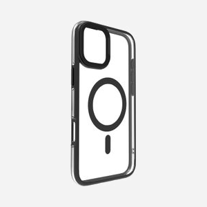 Coque eSTUFF ES67141101 INFINITE HELSINKI pour téléphone avec béquille caméra 86% plastique recyclé noir transparent - Miniature 5