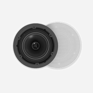 Haut-parleur Vivolink VLSPMTC60WT 2-voies 35W RMS 6,5" blanc avec crossover montage plafond 100V