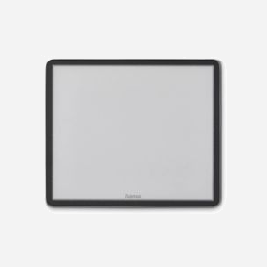 Tapis de souris Hama 00126868 230x195mm PVC noir transparent surface monochromatique