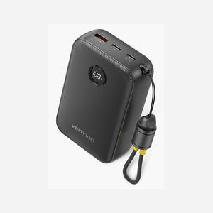 Batterie externe Vention FKBB0-C 20000mAh 3.85V 1x USB-A 2x USB-C noir pour smartphones et tablettes - Miniature 1