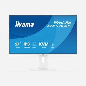 Écran iiyama ProLite XB2797QSNP-W1 27" 2560x1440 Quad HD LCD mat 16:9 178° hub USB 3.2 réglable blanc - Miniature 4