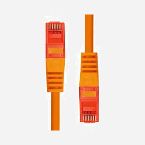 Câble réseau ProXtend 6UTP-20O Cat6 U/UTP RJ-45 20m Orange 1000 Mbit/s contacts plaqués or - Miniature 2