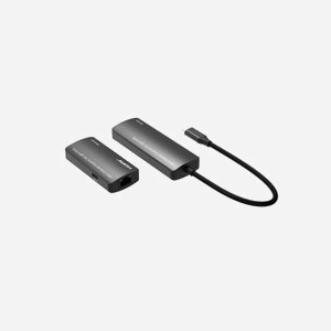 Extendeur Microconnect MC-USBCHDMIEXT-30M USB-C vers HDMI 4K@120Hz DSC 30m HDCP 2.3 HDR argent - Miniature 2