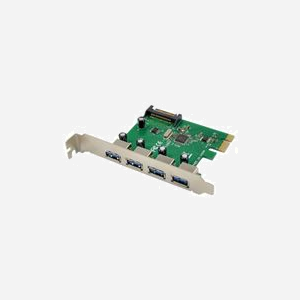 Carte contrôleur Microconnect MC-USB3.0-T4B PCI Express 4 ports USB 3.2 Gen 1 SuperSpeed 5Gbps interne