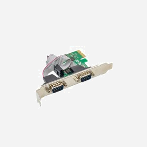 Carte contrôleur Microconnect MC-PCIE-MCS2S PCIe 2 ports série RS-232 avec support low profile - Miniature 2