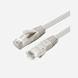 Câble réseau Microconnect UTP6100 Cat6 U/UTP 100m gris rond 250MHz compatible Cat5e/Cat5 avec protection