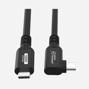 Câble Microconnect USB3.2CC01-A USB-C vers USB-C 1m USB 3.2 Gen 2x2 20Gbps Power Delivery 100W 4K 60Hz noir - Miniature 3