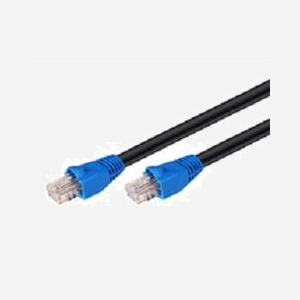 Câble réseau Microconnect B-UTP615SOUT Cat6 U/UTP 15m noir pour extérieur double gaine PE résistant UV et eau