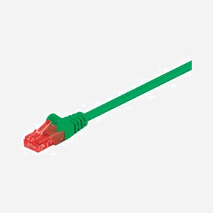 Câble réseau Microconnect B-UTP610G Cat6 U/UTP 10m vert RJ45 250MHz compatible Cat5e/Cat5 avec protection verrouillage