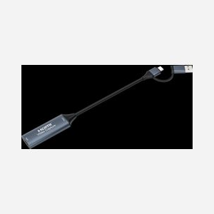 Adaptateur graphique Microconnect MC-GEN-CH-V2 USB vers HDMI 4K 3840x2160 pixels capture vidéo HD noir - Miniature 2