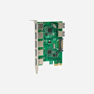 Carte contrôleur Microconnect MC-USB3.0-ST610 PCI Express USB 3.0 4 ports 5Gbps compatible Windows Linux - Miniature 3