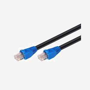 Câble réseau Microconnect B-UTP605SOUT Cat6 U/UTP extérieur 5m noir double gaine PE résistant eau et UV - Miniature 1