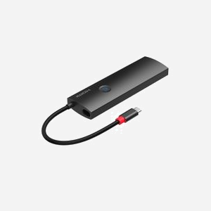 Adaptateur multiport Microconnect USB-C vers HDMI 4K@60Hz 3x USB 3.2 Gen2 10Gbps Ethernet Gigabit PD 100W noir - Miniature 2