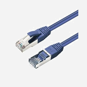 Câble réseau Microconnect STP610B Cat6 F/UTP blindé 10m bleu RJ45 250MHz pour Ethernet Gigabit
