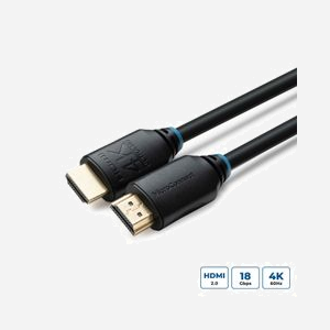 Câble HDMI Microconnect MC-HDM191915V2.0 15m HDMI 1.4 4K@30Hz 10.2Gbit/s Type A avec HDR et ARC noir
