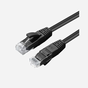 Câble réseau Microconnect UTP615S Cat6 U/UTP 15m noir rond RJ45 250MHz compatible Cat5e/Cat5 - Miniature 1