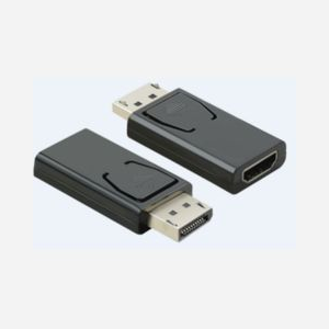 Adaptateur Microconnect DPHDMI DisplayPort mâle vers HDMI femelle pour connexion moniteur et projecteur noir