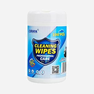 Lingettes de nettoyage Microconnect MC-WIPES 100 pièces en non-tissé pour écrans ordinateurs et claviers - Miniature 1