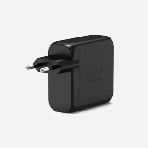 Chargeur Port Designs 902100EPEU 2 ports USB-C 20V 110-240V pour ordinateur portable tablette smartphone noir - Miniature 2
