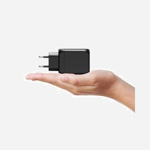 Chargeur Port Designs 902065EPEU universel USB-C 110-240V 20V pour ordinateur portable tablette smartphone noir - Miniature 2