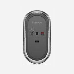 Souris Lenovo 8000 sans fil ambidextre Bluetooth 5.3 et USB 2.4GHz optique 4000 DPI batterie rechargeable - Miniature 3