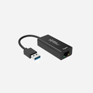 Adaptateur réseau Microconnect USBETHGW10 USB 3.0 vers Ethernet Gigabit RJ45 10/100/1000 Mbps plug-and-play - Miniature 1