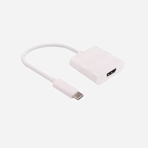 Adaptateur Microconnect USB3.1CHDMIW USB Type-C vers HDMI 4K Plug & Play pour moniteur externe noir - Miniature 1