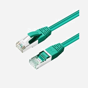 Câble réseau Microconnect SSTP6015G Cat6 S/FTP blindé 1,5m vert 250MHz avec protection verrouillage