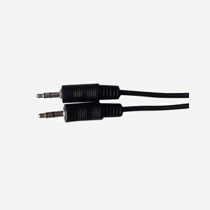 Câble audio Microconnect AUDLL1 jack 3.5mm mâle vers 2x RCA mâle 1m noir pour connexion AUX stéréo - Miniature 1