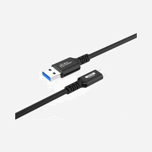 Câble Microconnect USB3.2AC05 USB-C vers USB-A 0,5m USB 3.2 Gen 2 10Gbps Power Delivery 60W 20V/3A noir - Miniature 2